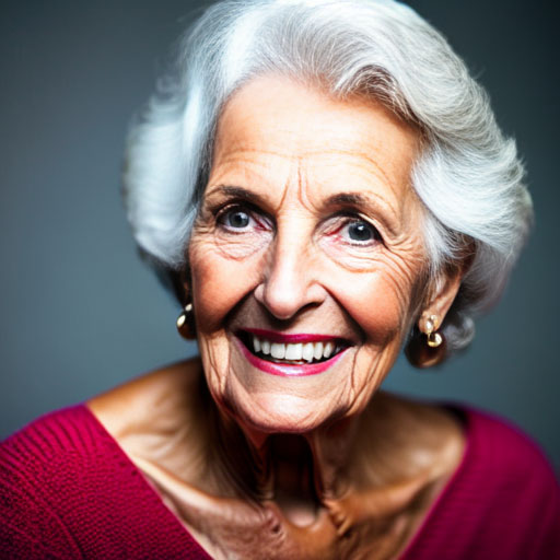 سالمند با ایمپلنت موفق دندان